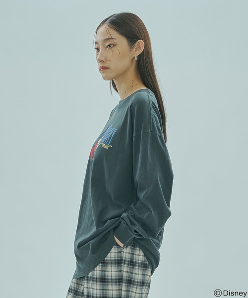 Disney（ディズニー）の「(DISNEY『FANTASIA』)L/S TEE（Tシャツ/カットソー・レディース・ブラック/ホワイト・ONE SIZE）」の9枚目の写真