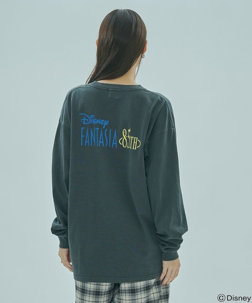 Disney（ディズニー）の「(DISNEY『FANTASIA』)L/S TEE（Tシャツ/カットソー・レディース・ブラック/ホワイト・ONE SIZE）」の10枚目の写真