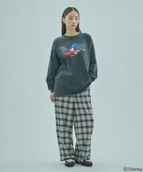 Disney（ディズニー）の「(DISNEY『FANTASIA』)L/S TEE（Tシャツ/カットソー・レディース・ブラック/ホワイト・ONE SIZE）」の11枚目の写真