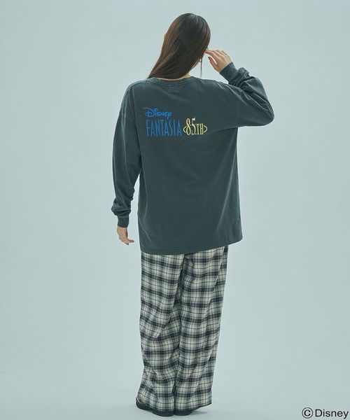 Disney（ディズニー）の「(DISNEY『FANTASIA』)L/S TEE（Tシャツ/カットソー・レディース・ブラック/ホワイト・ONE SIZE）」の13枚目の写真
