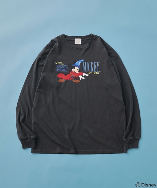 Disney（ディズニー）の「(DISNEY『FANTASIA』)L/S TEE（Tシャツ/カットソー・レディース・ブラック/ホワイト・ONE SIZE）」の14枚目の写真