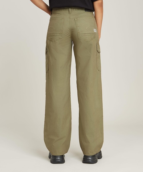 G-STAR（ジースター）の「Judee Cargo Pants/ワイドルーズカーゴパンツ（カーゴパンツ・レディース・グリーン系その他・24inch/25inch/26inch/27inch）」の2枚目の写真