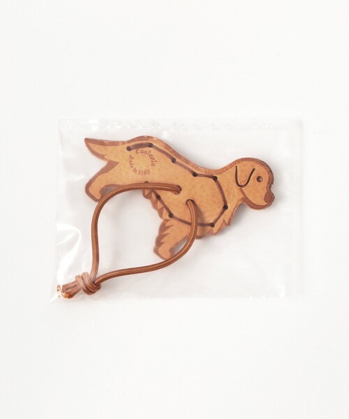 BEAMS BOY（ビームスボーイ）の「LA CUOIERIA / ヘアゴム（ヘアゴム・レディース・ブラック/ホワイト/ベージュ/ブラウン・ONE SIZE）」の9枚目の写真