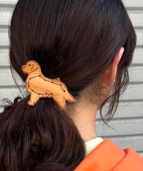 BEAMS BOY(ビームスボーイ)の「LA CUOIERIA / ヘアゴム(ヘアゴム・レディース・ブラック/ホワイト/ベージュ/ブラウン・ONE SIZE)」の1枚目の写真