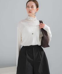 URBAN RESEARCH ROSSO WOMEN | コットンカシミヤハイネックカットソー(Tシャツ/カットソー)