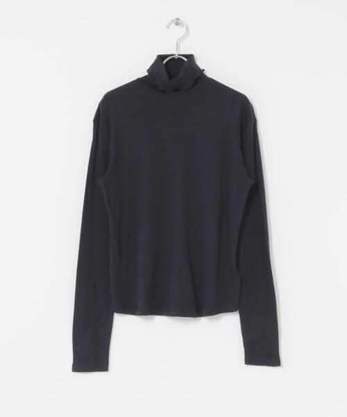 URBAN RESEARCH ROSSO WOMEN(アーバンリサーチ ロッソ)の「コットンカシミヤハイネックカットソー(Tシャツ/カットソー・レディース・ネイビー/オフホワイト/ベージュ系その他・FREE)」の13枚目の写真