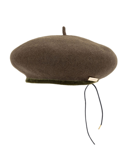 MAISON Birth（メゾンバース）の「MAISON Birth メゾンバース / VELWOOL LIGHT BERET ウールライトベレー帽 / MB-25312（ハンチング/ベレー帽・レディース・ベージュ/ダークネイビー/オリーブ/ブラック・FREE）」の3枚目の写真