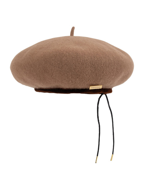 MAISON Birth（メゾンバース）の「MAISON Birth メゾンバース / VELWOOL LIGHT BERET ウールライトベレー帽 / MB-25312（ハンチング/ベレー帽・レディース・ベージュ/ダークネイビー/オリーブ/ブラック・FREE）」の6枚目の写真