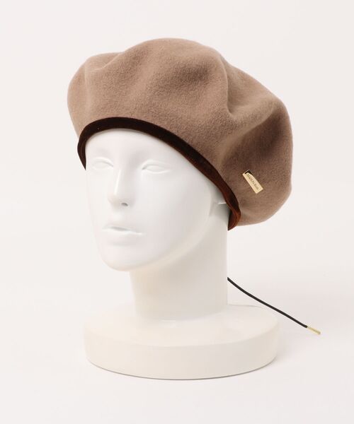MAISON Birth（メゾンバース）の「MAISON Birth メゾンバース / VELWOOL LIGHT BERET ウールライトベレー帽 / MB-25312（ハンチング/ベレー帽・レディース・ベージュ/ダークネイビー/オリーブ/ブラック・FREE）」の11枚目の写真