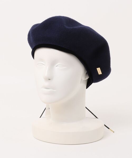 MAISON Birth（メゾンバース）の「MAISON Birth メゾンバース / VELWOOL LIGHT BERET ウールライトベレー帽 / MB-25312（ハンチング/ベレー帽・レディース・ベージュ/ダークネイビー/オリーブ/ブラック・FREE）」の13枚目の写真