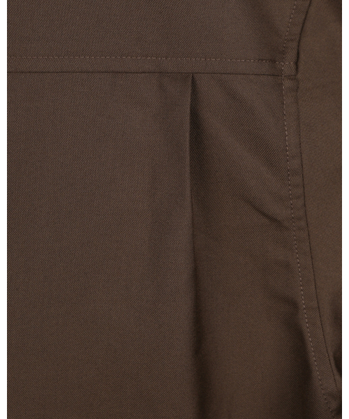 BESLOW(ビースロー)の「OVERSIZED MILITARY SHIRT BROWN(シャツ/ブラウス・メンズ・その他・SMALL/MEDIUM)」の4枚目の写真