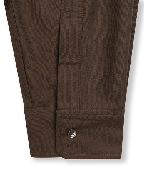 BESLOW(ビースロー)の「OVERSIZED MILITARY SHIRT BROWN(シャツ/ブラウス・メンズ・その他・SMALL/MEDIUM)」の5枚目の写真