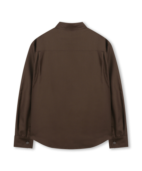 BESLOW(ビースロー)の「OVERSIZED MILITARY SHIRT BROWN(シャツ/ブラウス・メンズ・その他・SMALL/MEDIUM)」の6枚目の写真