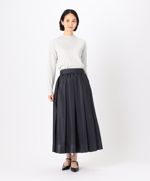 COMME CA(コムサ)の「〔 TALLサイズ 〕 コットンビーム プルオーバー(ニット/セーター・レディース・ライラック/ブラック/グレー・15号)」の9枚目の写真