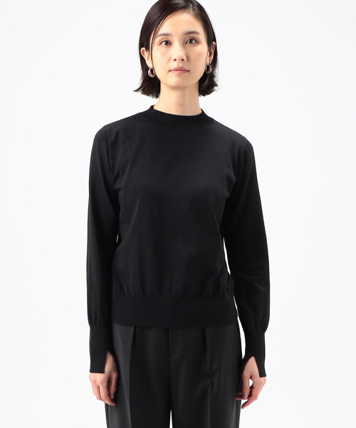 COMME CA(コムサ)の「〔 TALLサイズ 〕 コットンビーム プルオーバー(ニット/セーター・レディース・ライラック/ブラック/グレー・15号)」の14枚目の写真