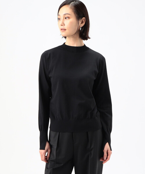 COMME CA(コムサ)の「〔 TALLサイズ 〕 コットンビーム プルオーバー(ニット/セーター・レディース・ライラック/ブラック/グレー・15号)」の15枚目の写真