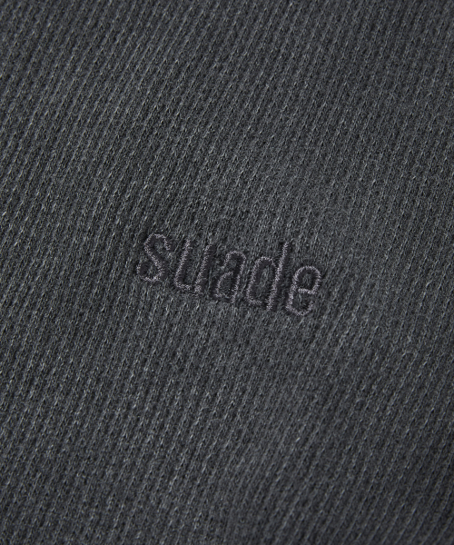 suade（スエード）の「WASHED THERMAL LOGO TEE [BLACK]（Tシャツ/カットソー・レディース・その他・SMALL/MEDIUM）」の4枚目の写真