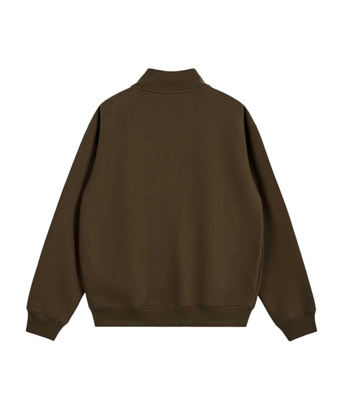 セール】HALF ZIP-UP LOGO SWEAT SHIRT（スウェット）｜EMIS（イミス
