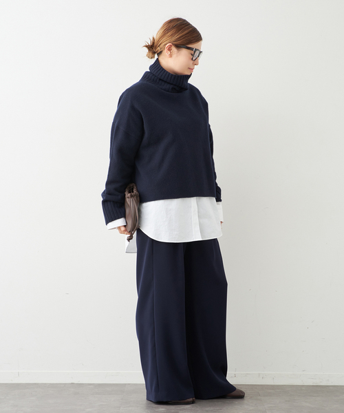 追加 *Cropped タートルネック ニット（ニット/セーター）｜Deuxieme