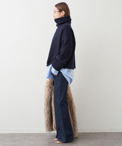 追加 *Cropped タートルネック ニット（ニット/セーター）｜Deuxieme