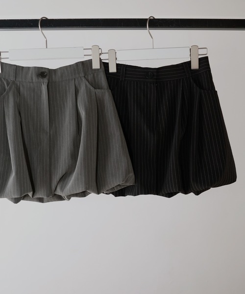 ストライプバルーンスカート（スカート）｜Mili affinity（ミリ