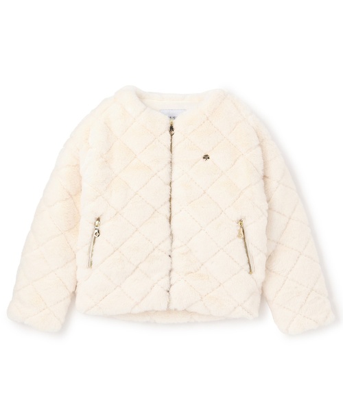 セール】フェイクファーキルトブルゾン（ブルゾン）｜kate spade new