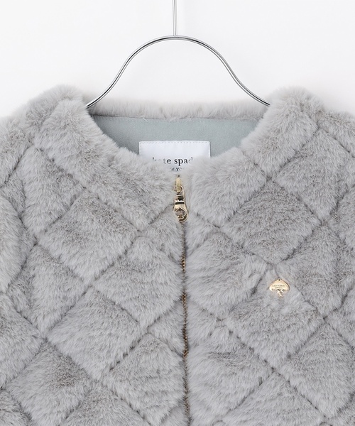 セール】フェイクファーキルトブルゾン（ブルゾン）｜kate spade new