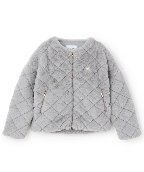 セール】フェイクファーキルトブルゾン（ブルゾン）｜kate spade new
