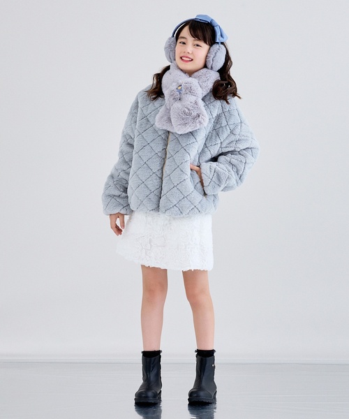 セール】フェイクファーキルトブルゾン（ブルゾン）｜kate spade new