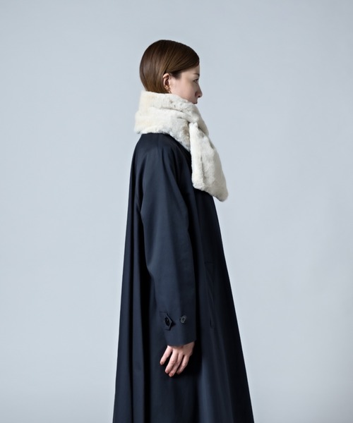 CALIFORNIA OUTFITTERS（カリフォルニア アウトフィッターズ）の「12B5 さしこみ フェイクファー ティペット（マフラー・レディース・ブラック/ブラウン/ライトグレー/ナチュラル・ONESIZE）」の16枚目の写真