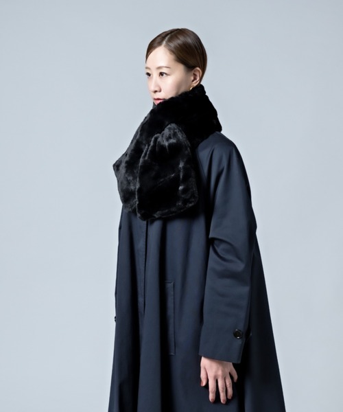 CALIFORNIA OUTFITTERS（カリフォルニア アウトフィッターズ）の「12B5 さしこみ フェイクファー ティペット（マフラー・レディース・ブラック/ブラウン/ライトグレー/ナチュラル・ONESIZE）」の5枚目の写真