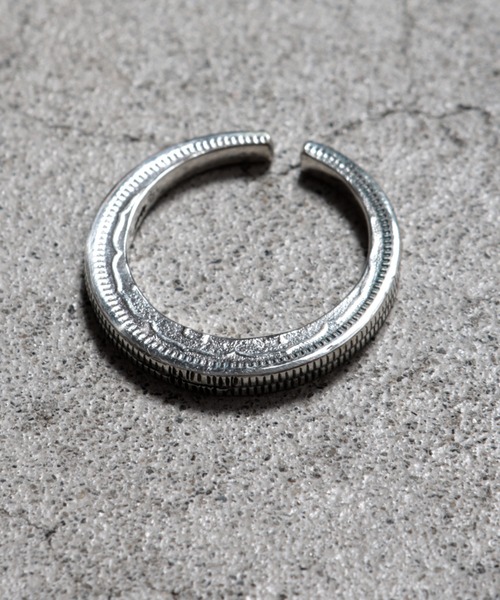 シルバー925/リング/50 Sen Coins Double Layer Giza Ring 古銭 