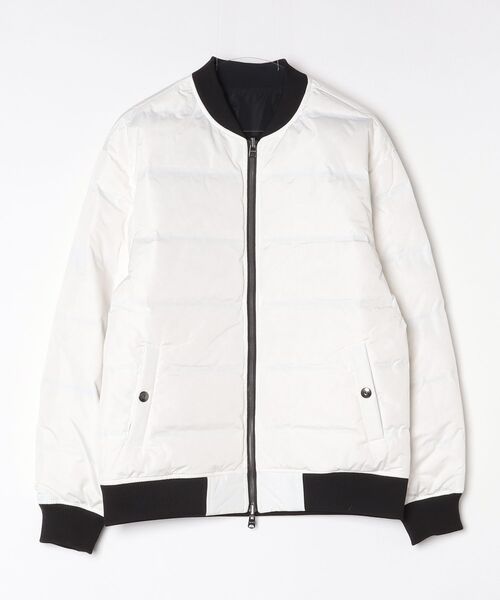 COOK JEANS(クックジーンズ)の「リバーシブルMA-1ジャケット(テーラードジャケット・メンズ・オリーブ×ブラック/ブラック×ホワイト・LARGE/MEDIUM/X-LARGE/SMALL)」の5枚目の写真