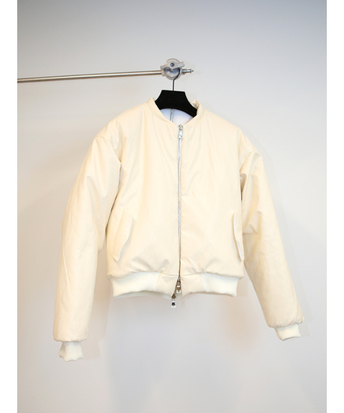 GOZER(ゴーザー)の「DOUBLE ZIP MA -1_IVORY(ブルゾン・メンズ・アイボリー・1/2)」の5枚目の写真