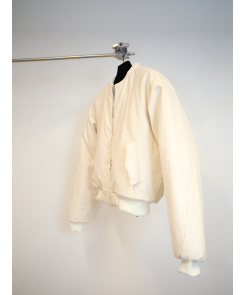 GOZER(ゴーザー)の「DOUBLE ZIP MA -1_IVORY(ブルゾン・メンズ・アイボリー・1/2)」の10枚目の写真
