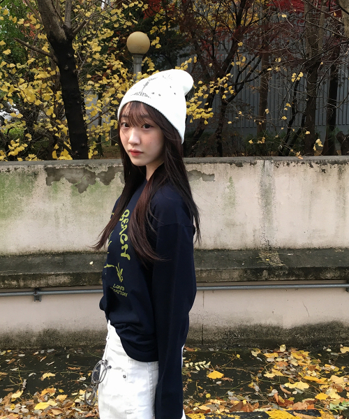 COSO(コソ)の「ビーチアートワークロングスリーブ長袖(ネイビー)(Tシャツ/カットソー・レディース・ネイビー・MEDIUM/LARGE)」の7枚目の写真