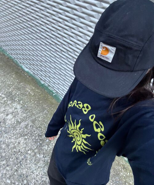 COSO(コソ)の「ビーチアートワークロングスリーブ長袖(ネイビー)(Tシャツ/カットソー・レディース・ネイビー・MEDIUM/LARGE)」の5枚目の写真