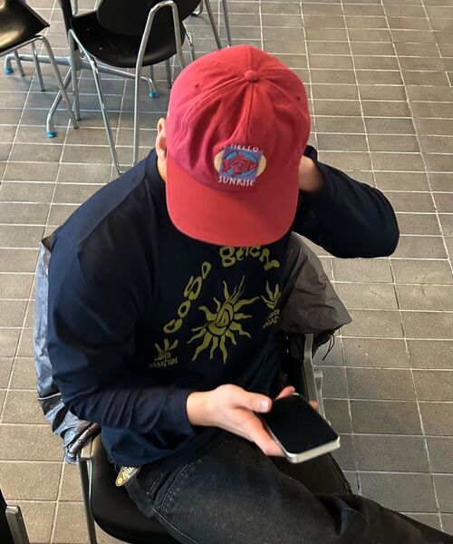 COSO(コソ)の「ビーチアートワークロングスリーブ長袖(ネイビー)(Tシャツ/カットソー・レディース・ネイビー・MEDIUM/LARGE)」の3枚目の写真