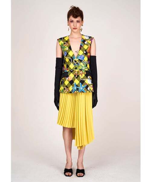 GREEDILOUS(グリディアス)の「オーシャンチェックプリントベスト(ベスト・レディース・その他・SMALL/MEDIUM/LARGE/X-SMALL)」の2枚目の写真