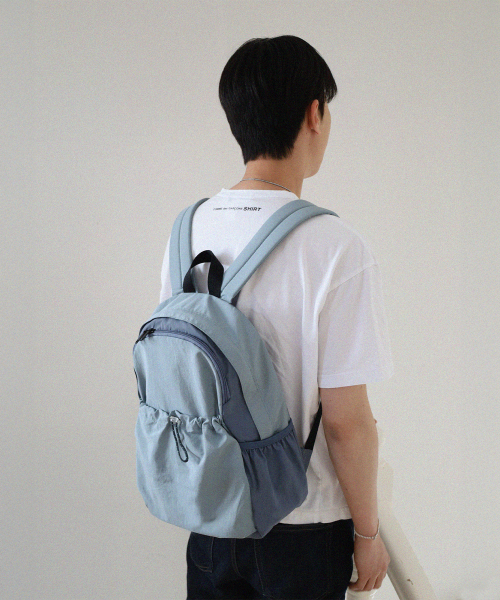 KIMHACHAN(キムハチャン)の「ナイロンミニトラベルバックパック - ブルー(バックパック/リュック・レディース・その他・FREE)」の2枚目の写真
