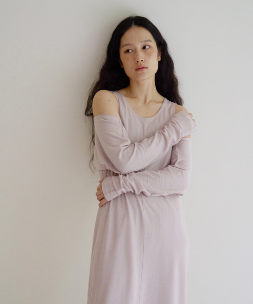 CHAMASPORTSLAB（チャマ スポーツラボ）の「CSL_Hanji Bolero_Gray Lilac（その他トップス・レディース・その他・FREE）」の4枚目の写真