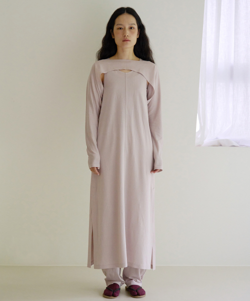 CHAMASPORTSLAB（チャマ スポーツラボ）の「CSL_Hanji Bolero_Gray Lilac（その他トップス・レディース・その他・FREE）」の5枚目の写真