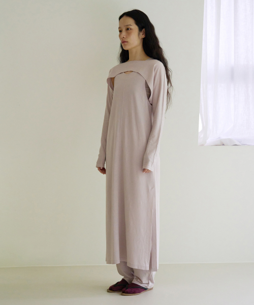 CHAMASPORTSLAB（チャマ スポーツラボ）の「CSL_Hanji Bolero_Gray Lilac（その他トップス・レディース・その他・FREE）」の6枚目の写真