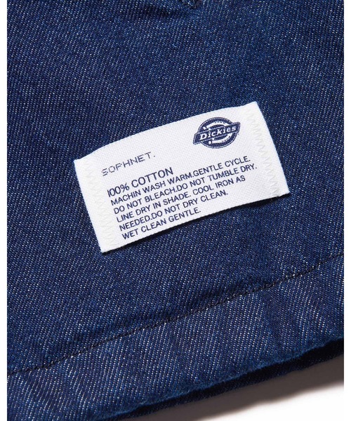 SOPHNET.（ソフネット）の「DICKIES OVERSIZED COACH JACKET（ブルゾン・メンズ・インディゴブルー/ライトインディゴブルー・1/2/3/4/5）」の11枚目の写真