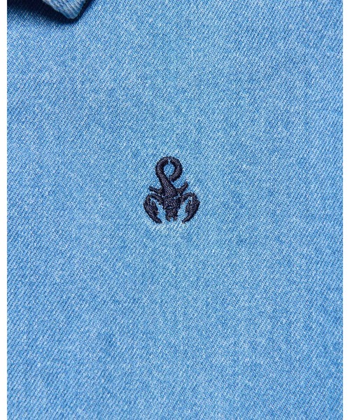 SOPHNET.（ソフネット）の「DICKIES OVERSIZED COACH JACKET（ブルゾン・メンズ・インディゴブルー/ライトインディゴブルー・1/2/3/4/5）」の15枚目の写真