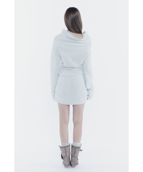 PAIN OR PLEASURE(ペインオアプレジャー)の「MISTY LOOSE DRESS light grey(ワンピース・レディース・その他・MEDIUM/SMALL)」の3枚目の写真