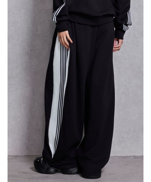 GYDA（ジェイダ）の「GYMINI BUNNYラインスウェットパンツ（スウェットパンツ・レディース・ベージュ/ピンク/ブラック/オフホワイト・FREE）」の18枚目の写真