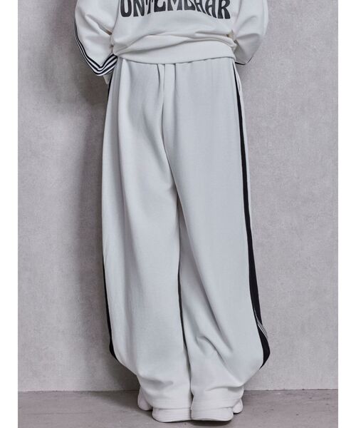 GYDA（ジェイダ）の「GYMINI BUNNYラインスウェットパンツ（スウェットパンツ・レディース・ベージュ/ピンク/ブラック/オフホワイト・FREE）」の20枚目の写真