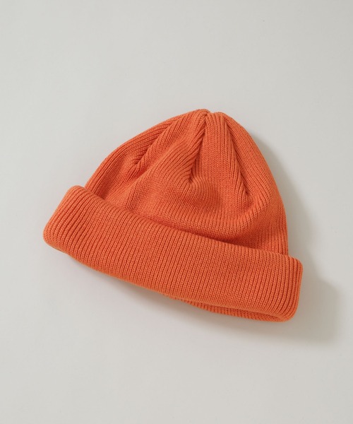 RACAL（ラカル）の「RACAL/Roll Knit Cap（ニットキャップ/ビーニー・メンズ・グレー/ブラック/アイボリー/オリーブ/グリーン/オレンジ・FREE）」の6枚目の写真