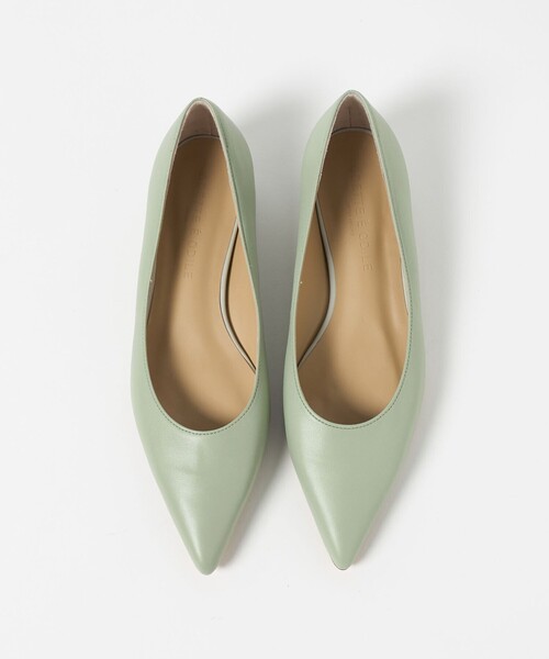 ODETTE E ODILE（オデットエオディール）の「ポインテッドプレーン フラット20↓↑（パンプス・レディース・シルバー/モカ/ケリーグリーン・25cm/24.5cm/24cm/23cm/22.5cm/23.5cm/22cm）」の2枚目の写真